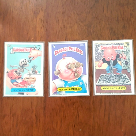 3LOT GARBAGE PAIL KIDS CARDS 1987 - Picture 1 of 5